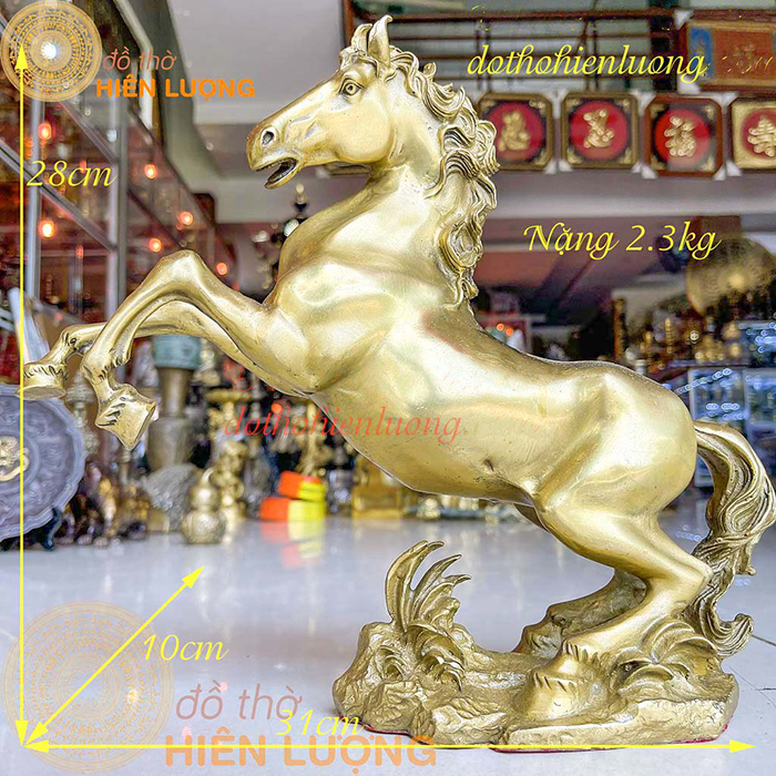 Tượng Ngựa Bằng Đồng Phong Thủy To