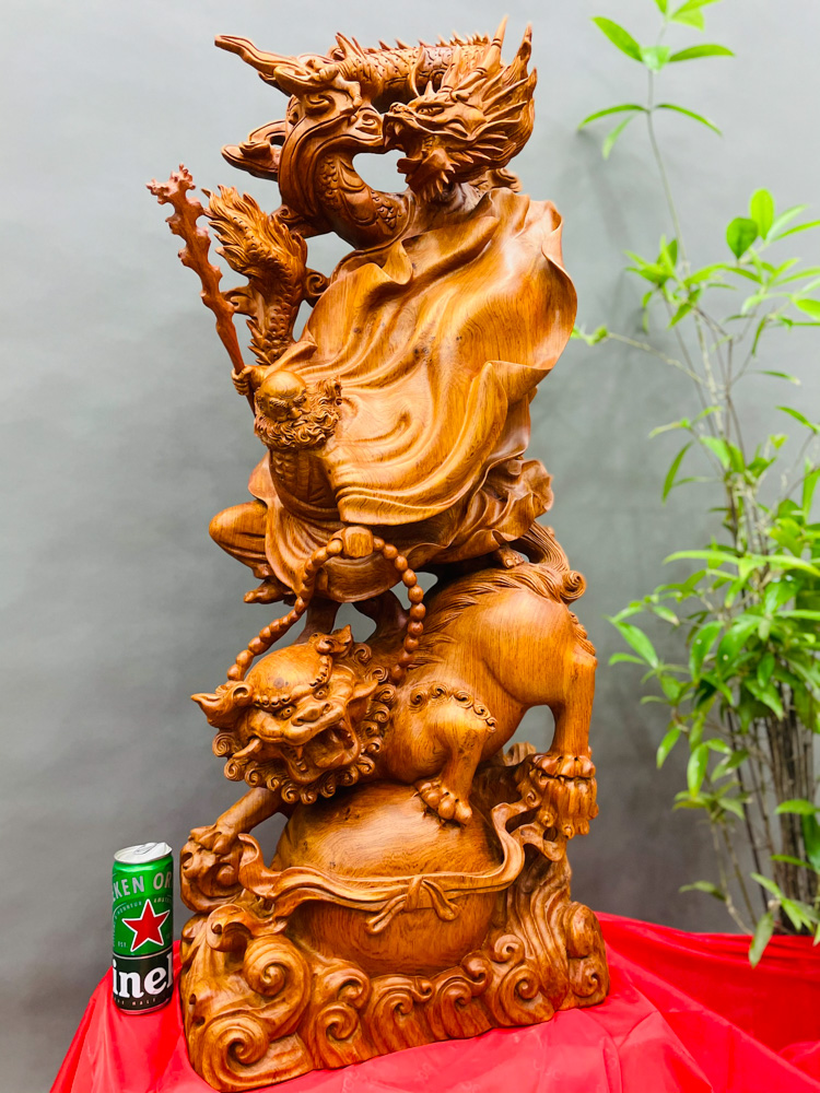 Tượng Đạt Ma Võ Phục Nghê Cao 1m