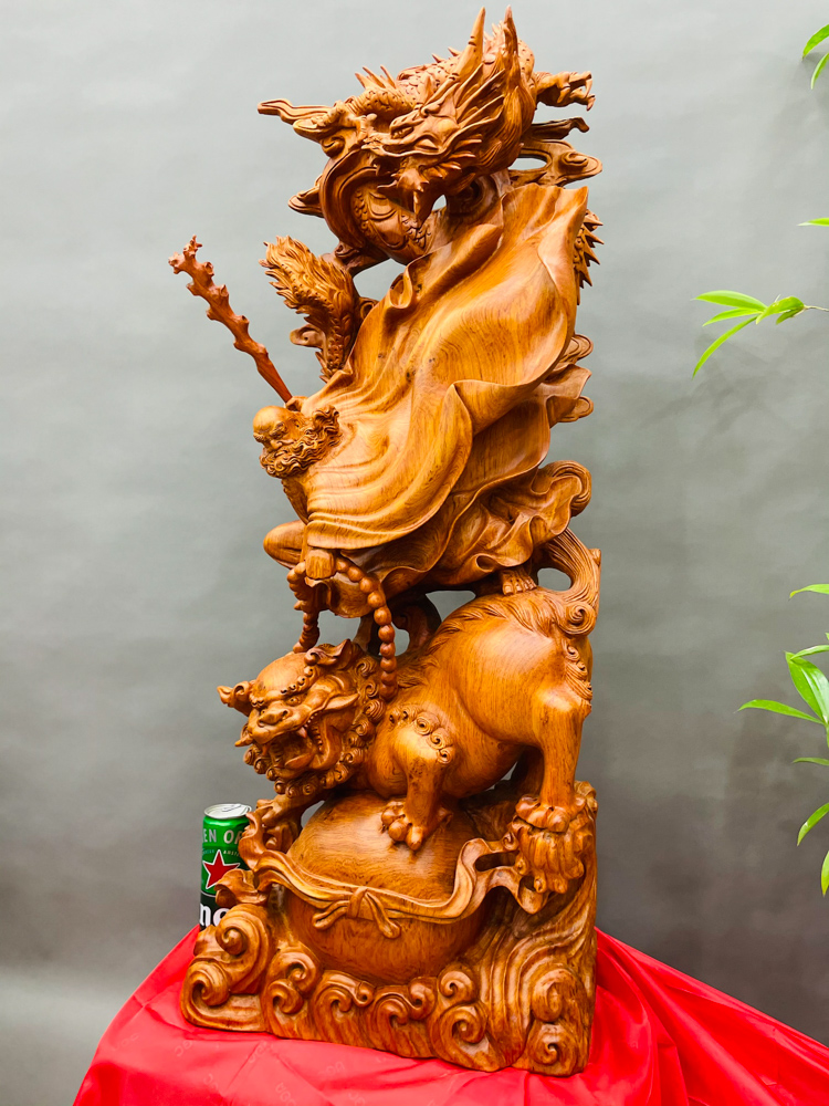 Tượng Đạt Ma Võ Phục Nghê Cao 1m