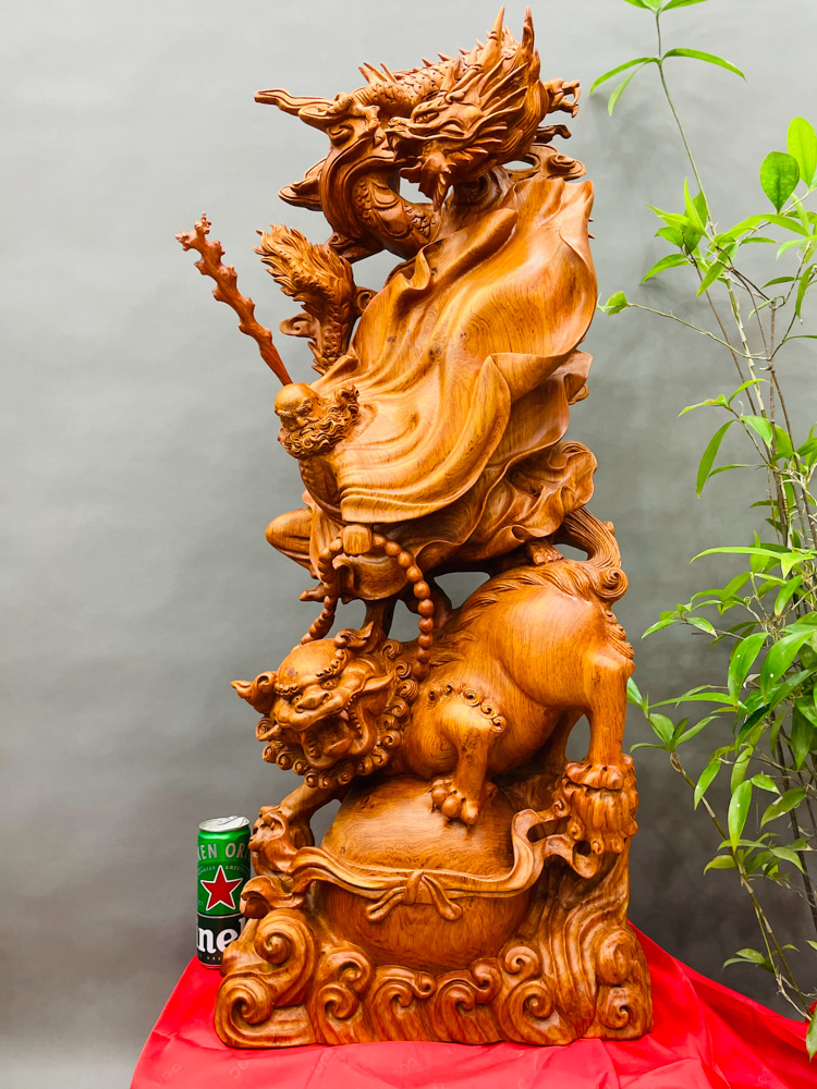 Tượng Đạt Ma Võ Phục Nghê Cao 1m