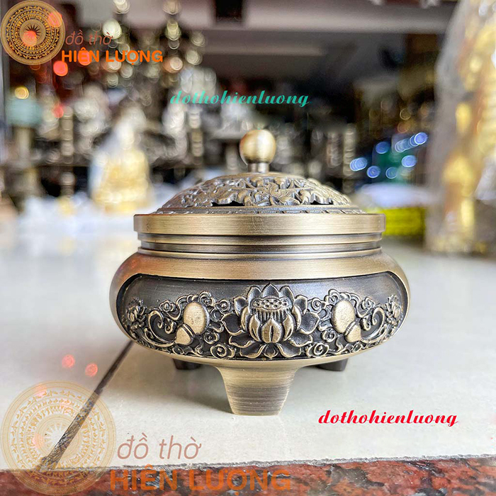 Lư Đốt Trầm Đẹp - Trầm Hoa Sen