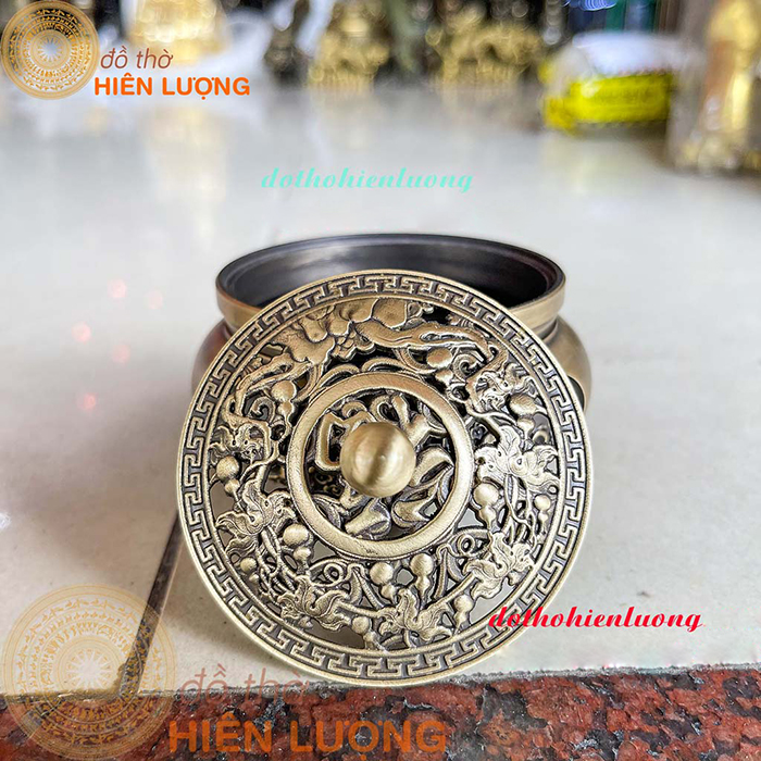 Lư Đốt Trầm Đẹp - Trầm Hoa Sen