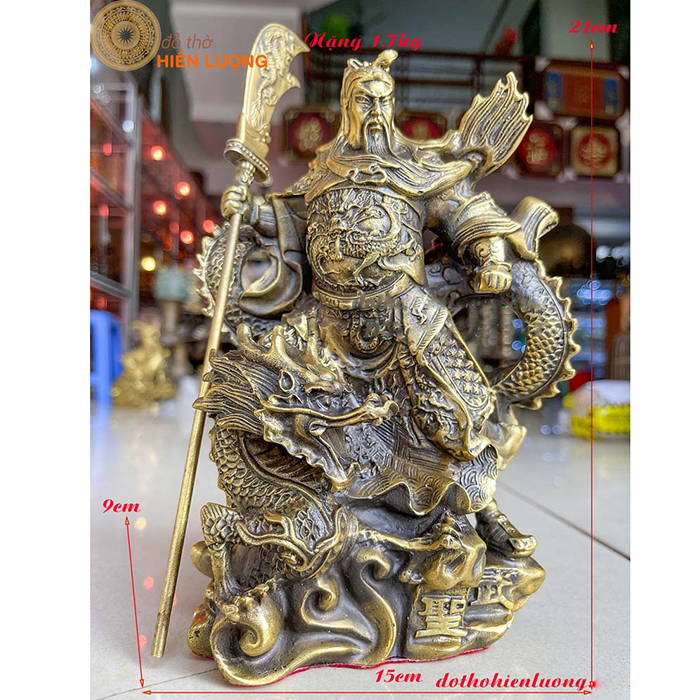 Tượng Quan Công Cưỡi Rồng