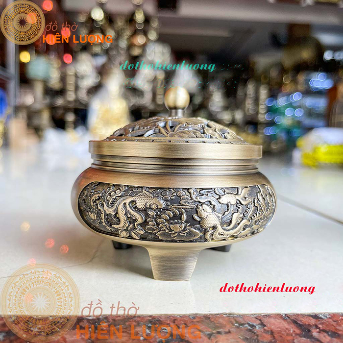 Lư Đốt Trầm Đẹp - Trầm Cá Chép