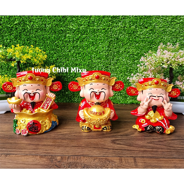 Tượng Thần Tài may mắn size 13cm - 14cm