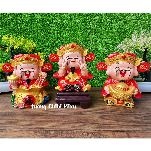 Tượng Thần Tài may mắn size 13cm - 14cm