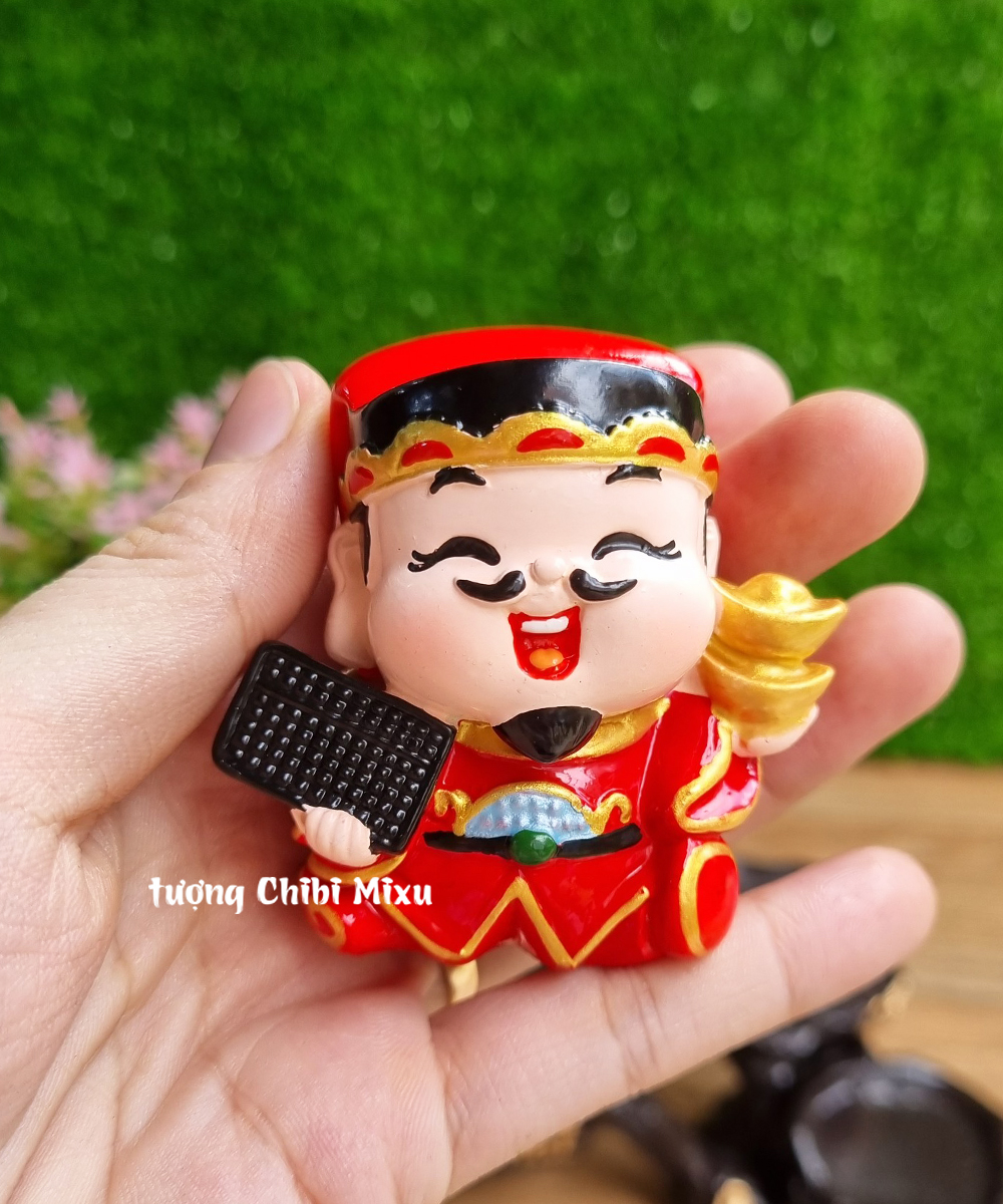 Bộ Ngũ Tài 6cm cao cấp kèm chân đế Tài Lộc Phát