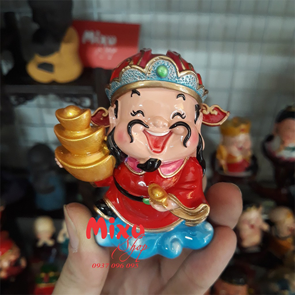 Bộ 05 tượng chibi Thần Tài 7.5cm