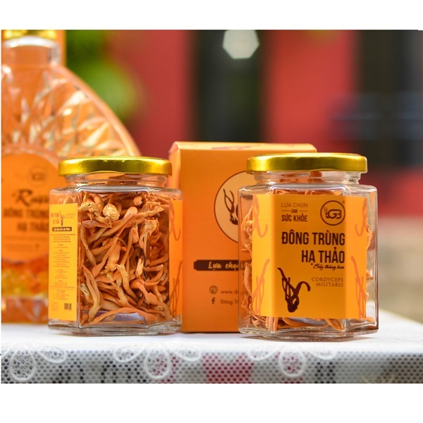 Đông trùng hạ thảo (Sợi Khô - Sấy thăng hoa) Hũ 10 Gram
