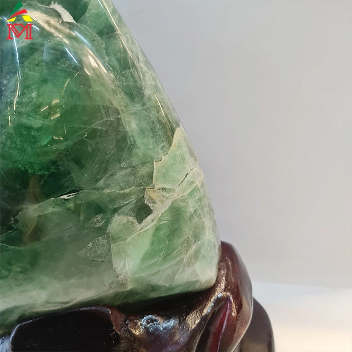 Trụ Đá Thạch Anh Fluorit Xanh Rrazil Chiêu Tài - Hút Lộc