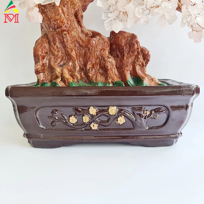  Cây Tài Lộc Đá Thạch Anh Hồng