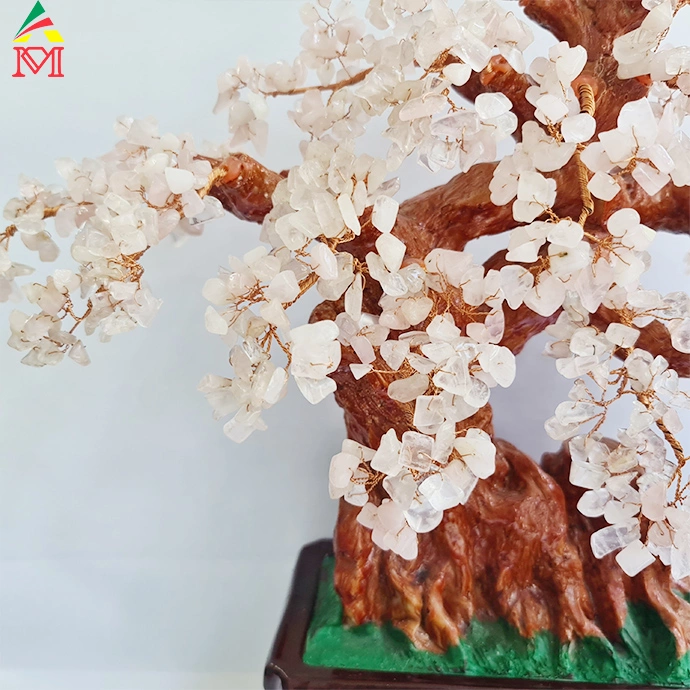  Cây Tài Lộc Đá Thạch Anh Hồng