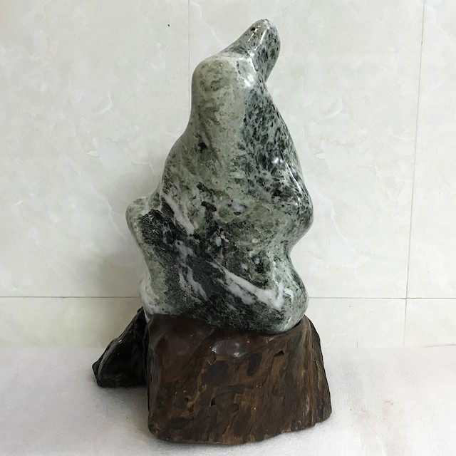 Cây đá để bàn xanh ngọc tự nhiên 100% đá VN