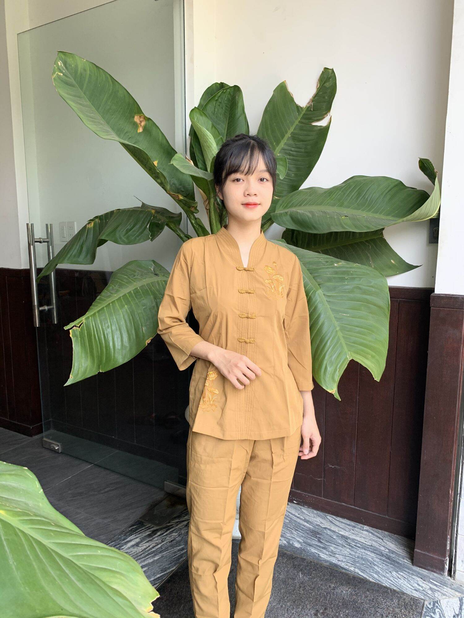 Đồ lam đi chùa, đồ Phật tử balaitim (gừng)