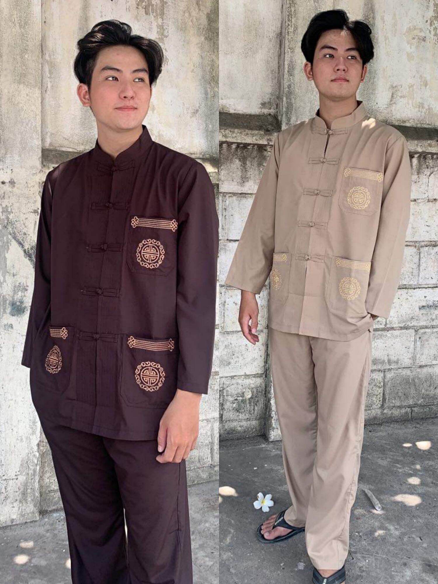 Đồ bộ nam đi chùa kte (đất)