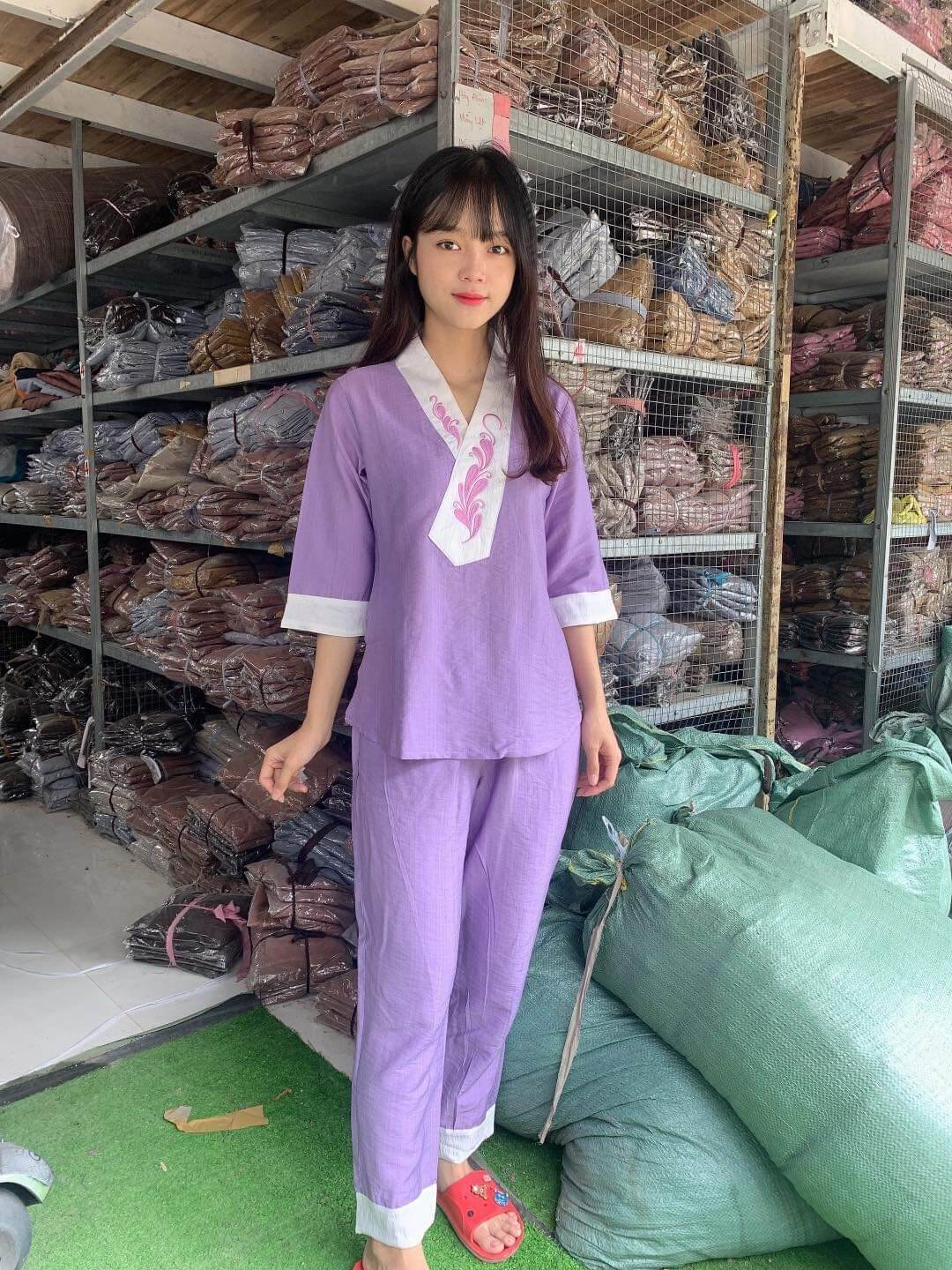 đồ bộ nữ đi chùa cao cấp 