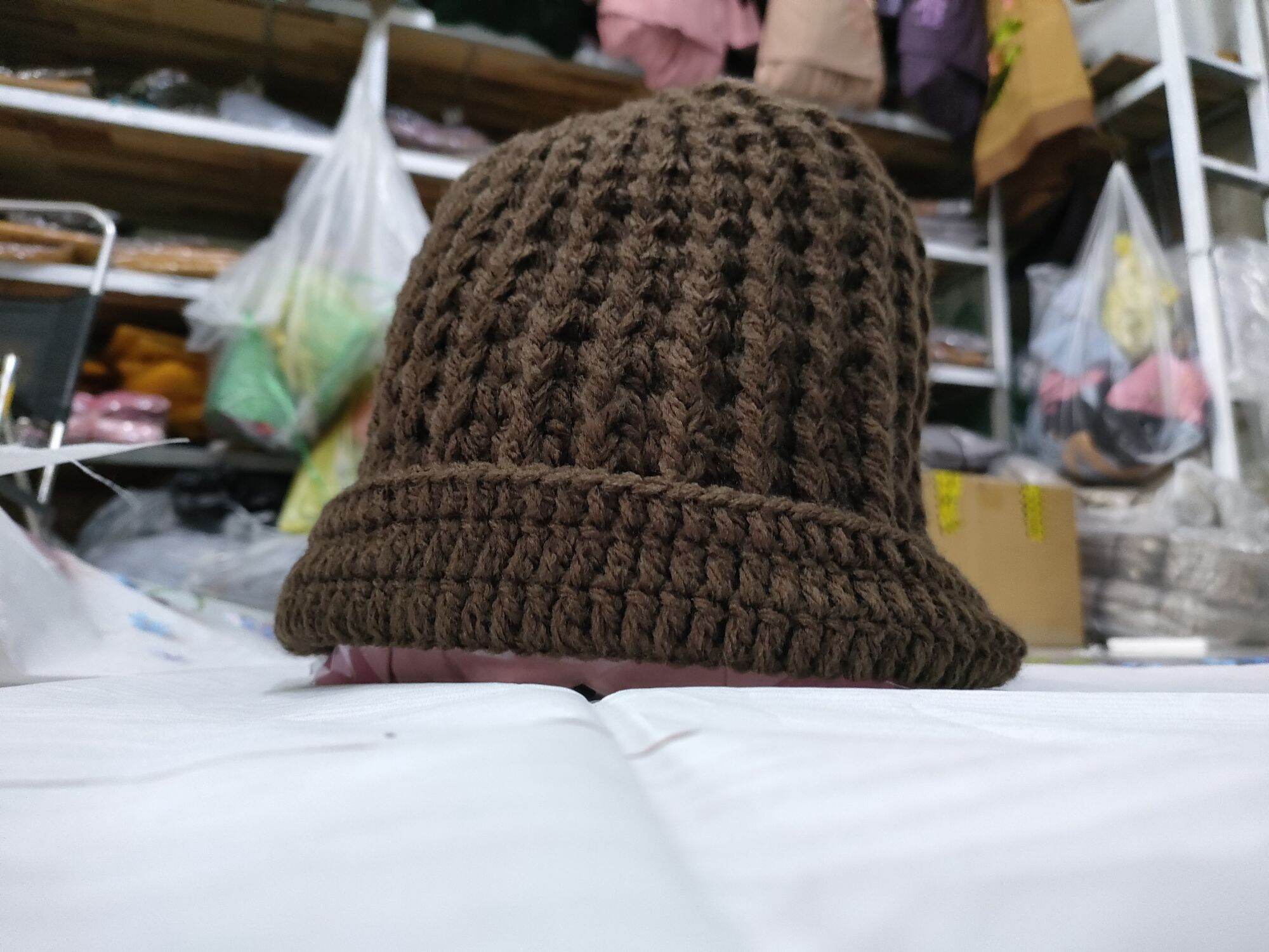 Mũ len nón len (nâu)