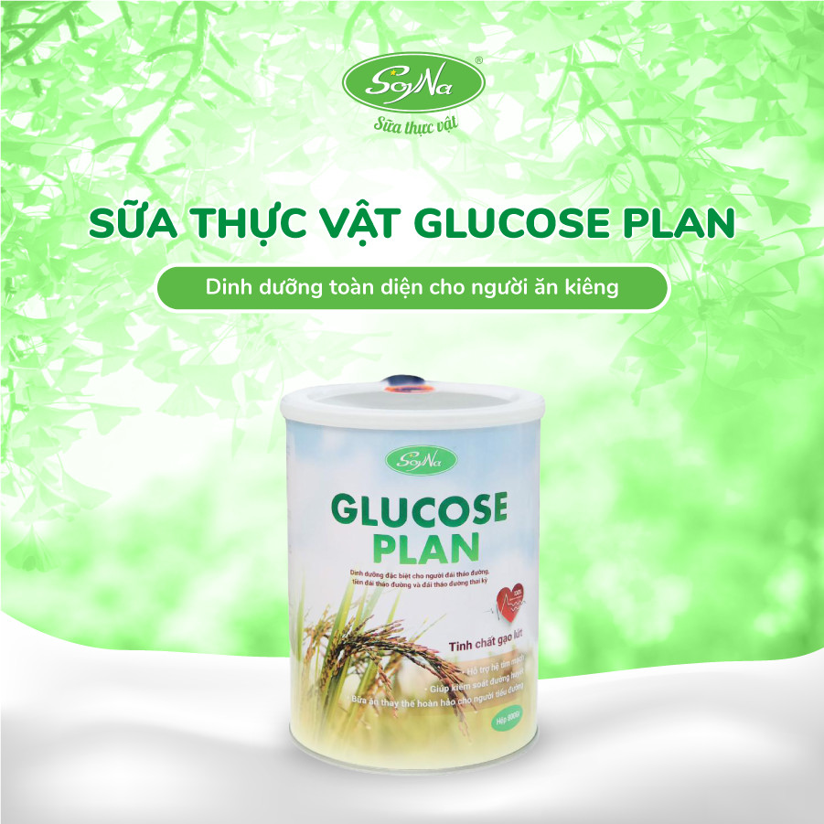 Combo 1 Lon Sữa Glucose Plan Tinh Chất Gạo Lức tặng 1 Lon sữa Mầm gạo lức