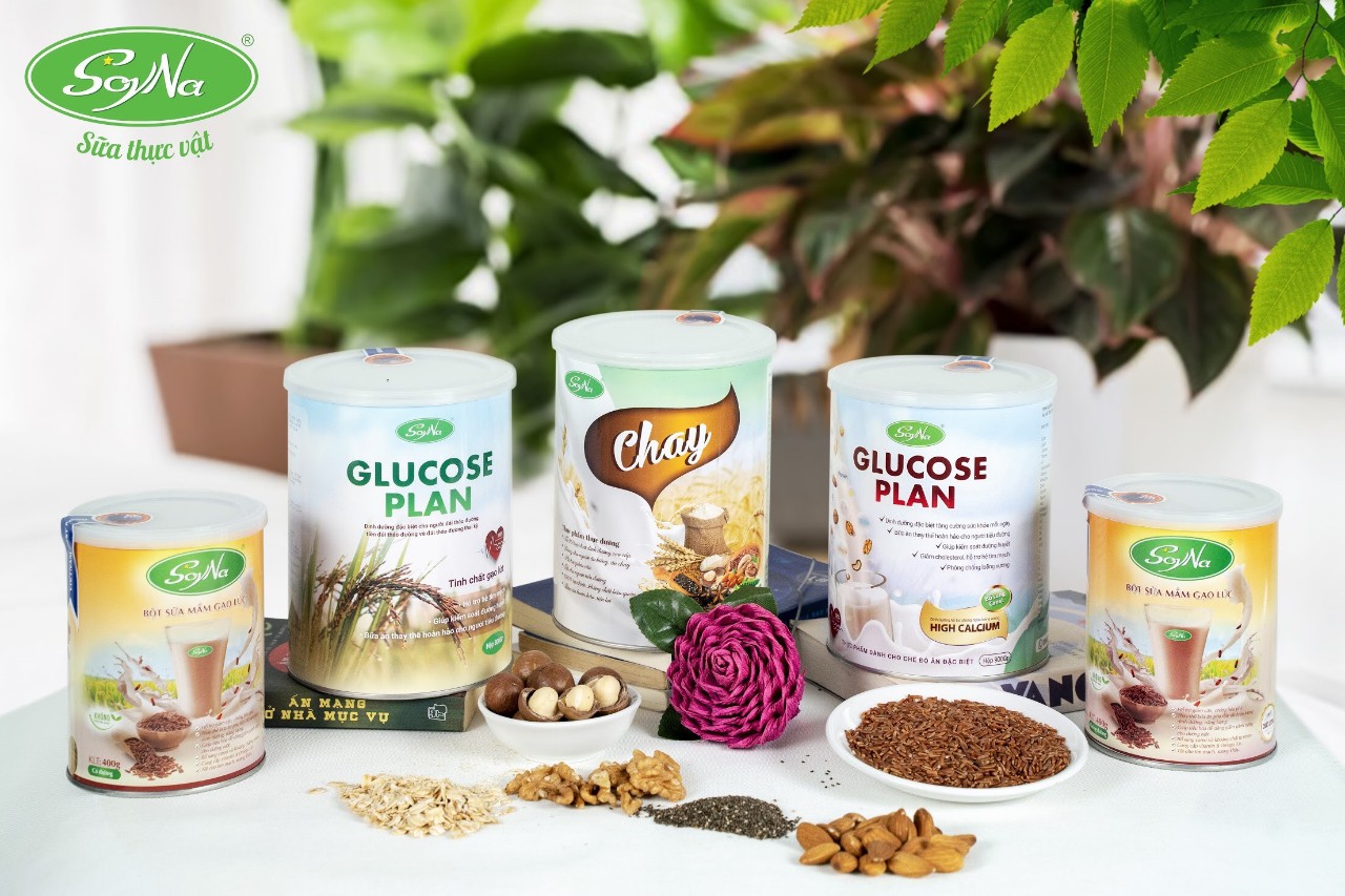 Combo 1 Lon Sữa Glucose Plan Tinh Chất Gạo Lức tặng 1 Lon sữa Mầm gạo lức