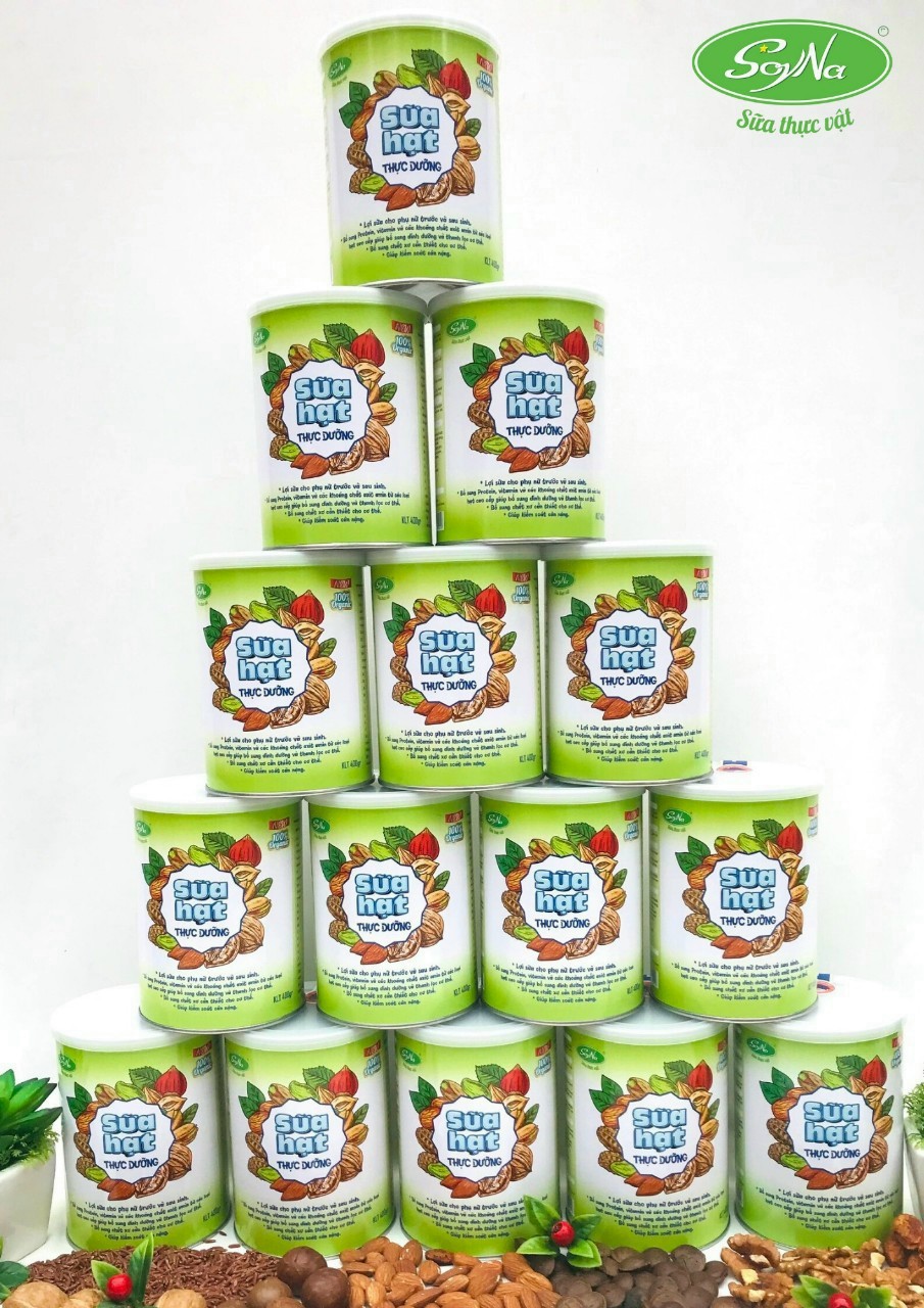 Combo 1 Lon sữa Hạt Thực Dưỡng tặng 1 Lon sữa Mầm gạo lức