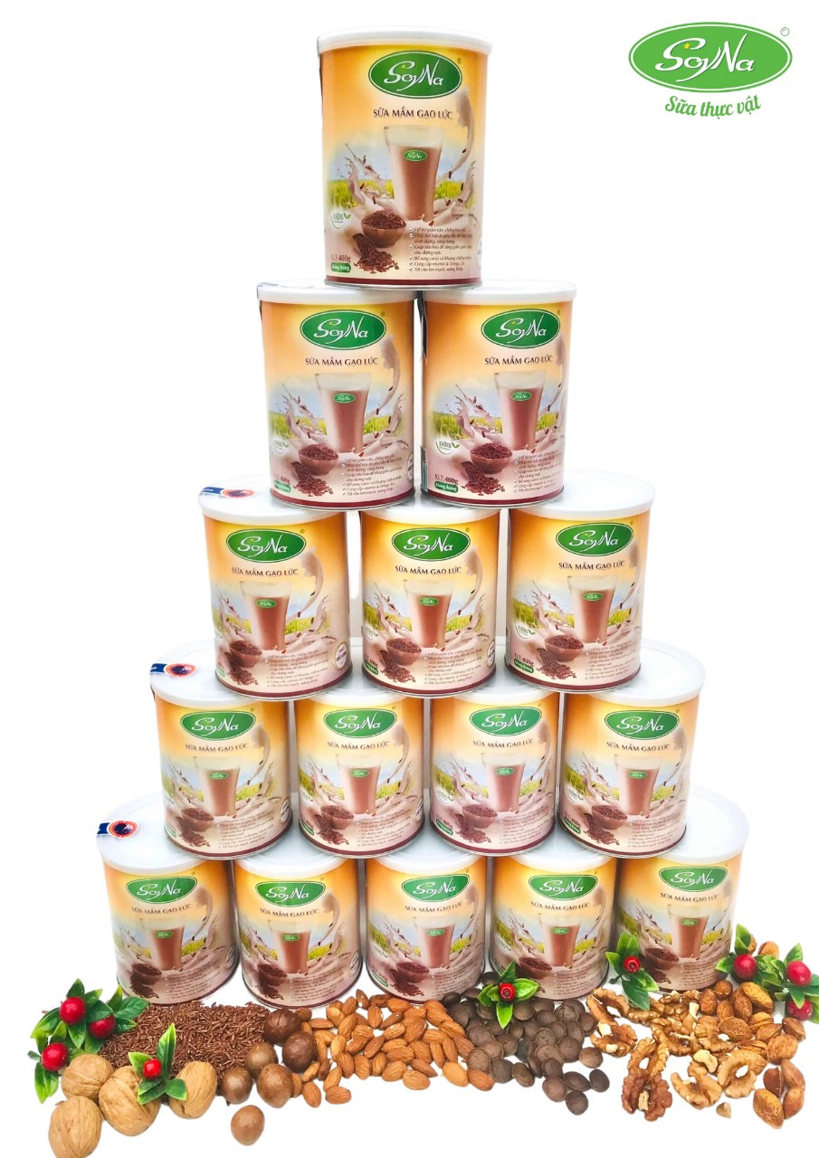 Combo 1 Lon sữa Hạt Thực Dưỡng tặng 1 Lon sữa Mầm gạo lức