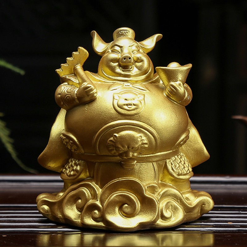 Tượng Thiên Bồng Nguyên Soái gốm tử sa