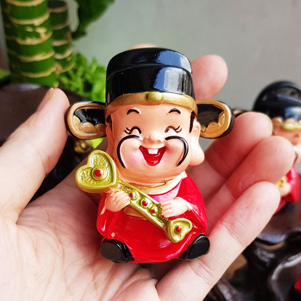 Bộ tượng Ngũ Phúc 7cm kèm chân đế