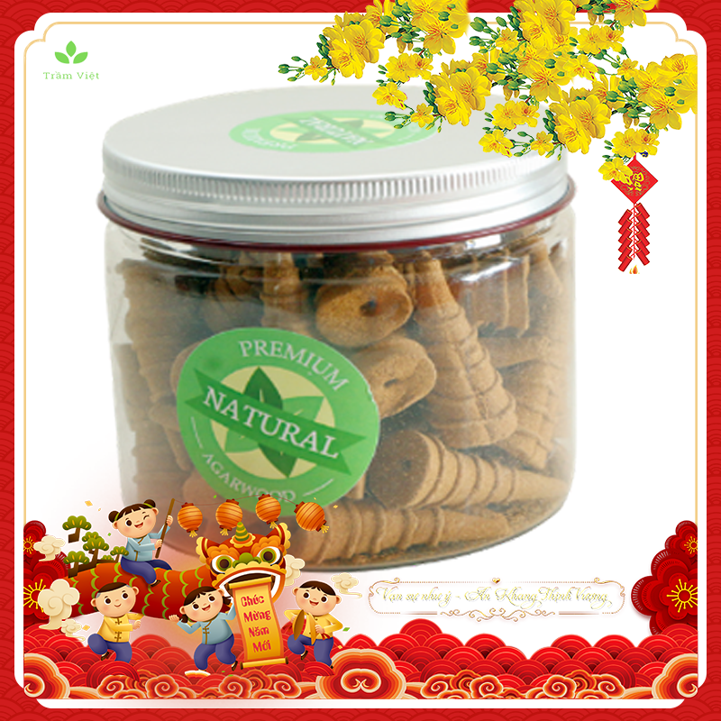 Nhang nụ làm từ trầm hương 20 năm tuổi xông tài lộc