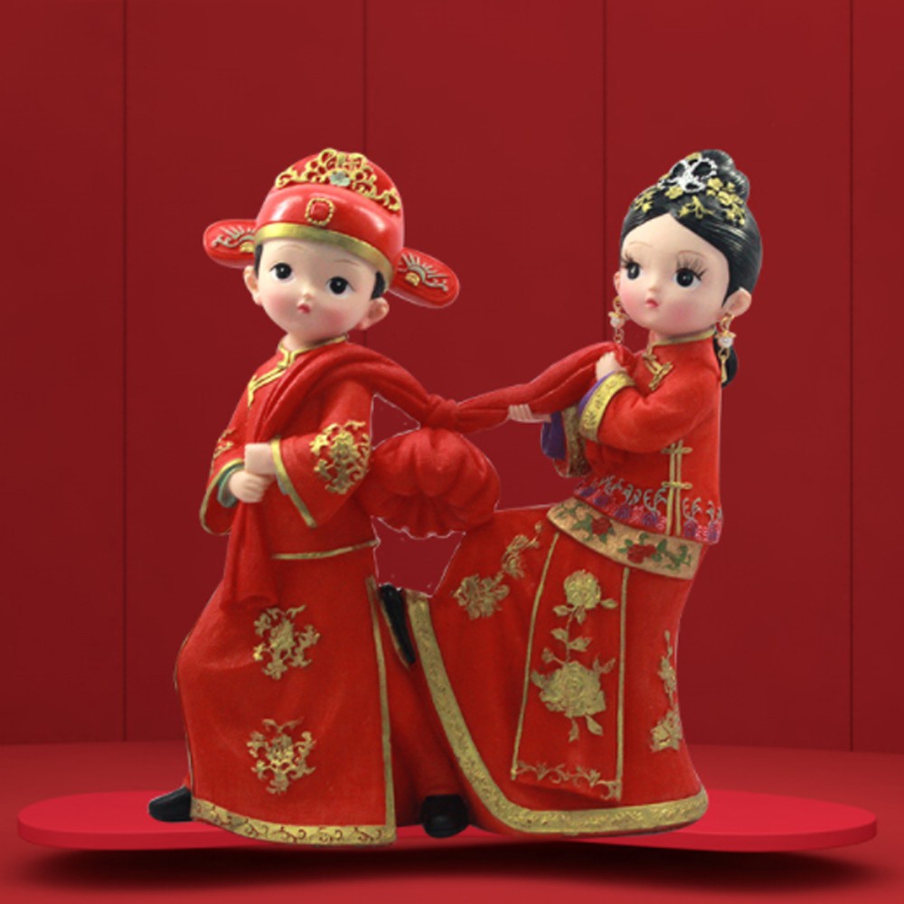 Cặp Tân Lang - Tân Nương 19cm