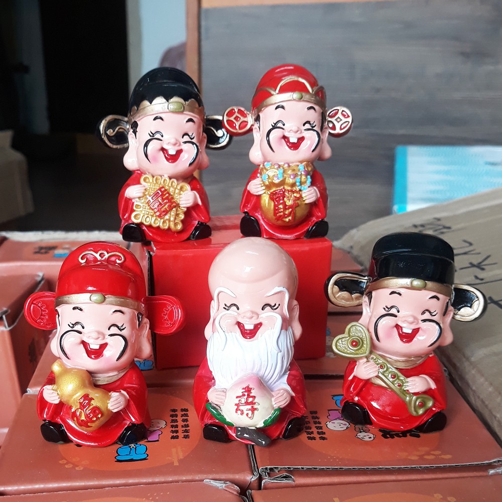 Bộ 05 tượng chibi Ngũ Phúc mẫu mới
