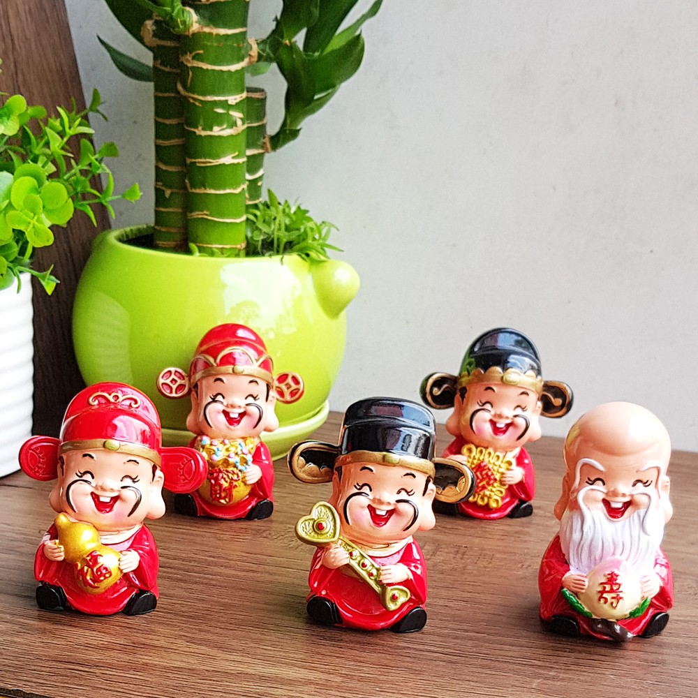 Bộ 05 tượng chibi Ngũ Phúc mẫu mới
