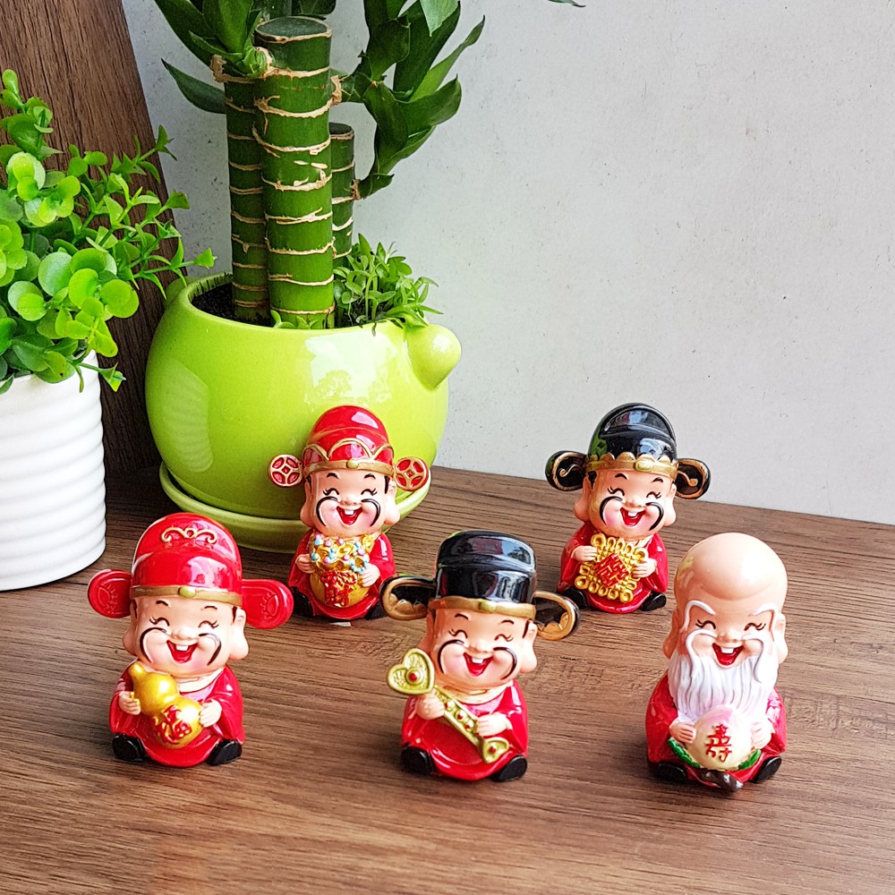 Bộ 05 tượng chibi Ngũ Phúc mẫu mới
