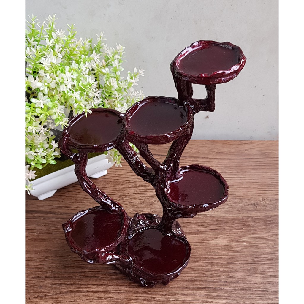 Chân đế ngọc Thần Tài - mẫu đế đứng 6 ô