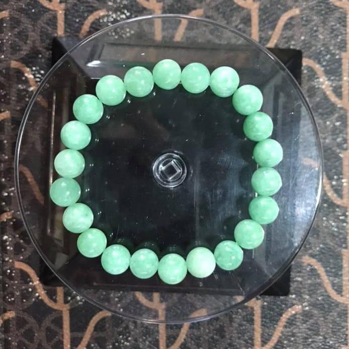 Vòng tay đá xanh ngọc - 8ly