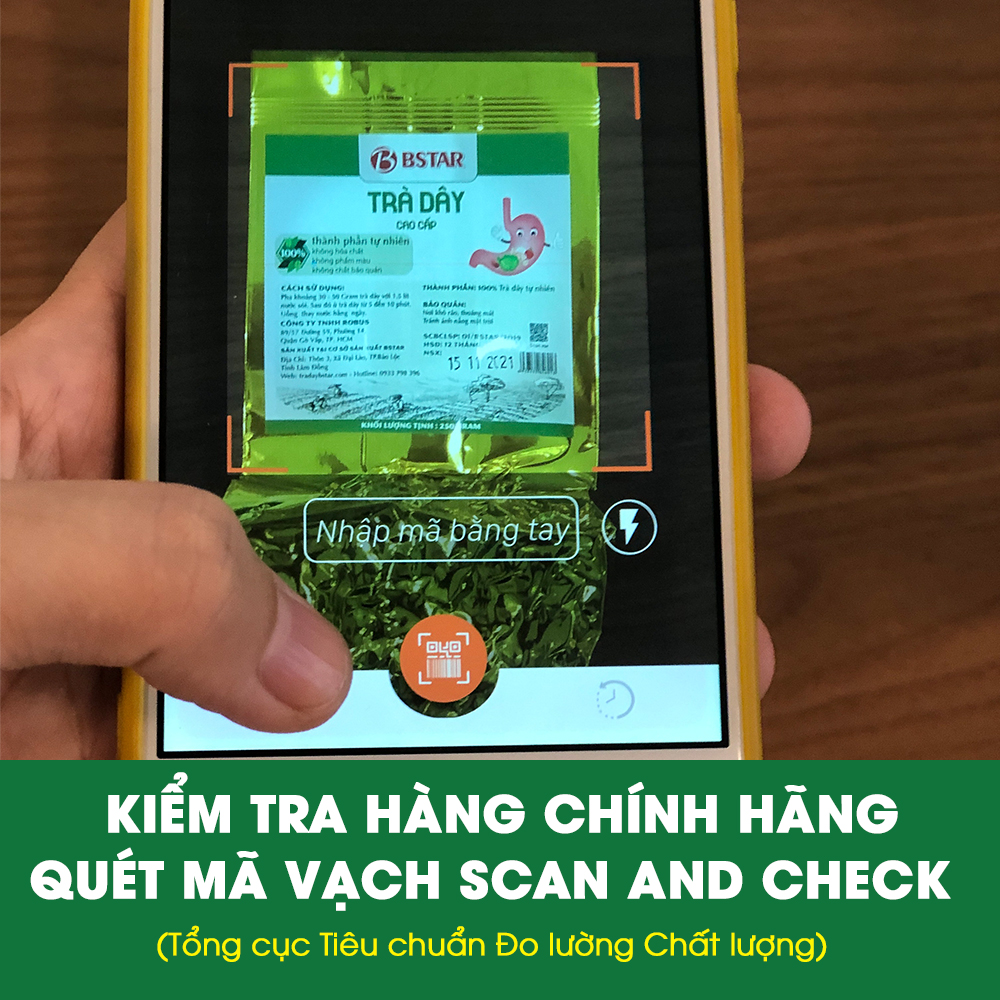 Trà Dây Cao Cấp Bstar 250 Gram - Cho Người Bệnh Dạ Dày