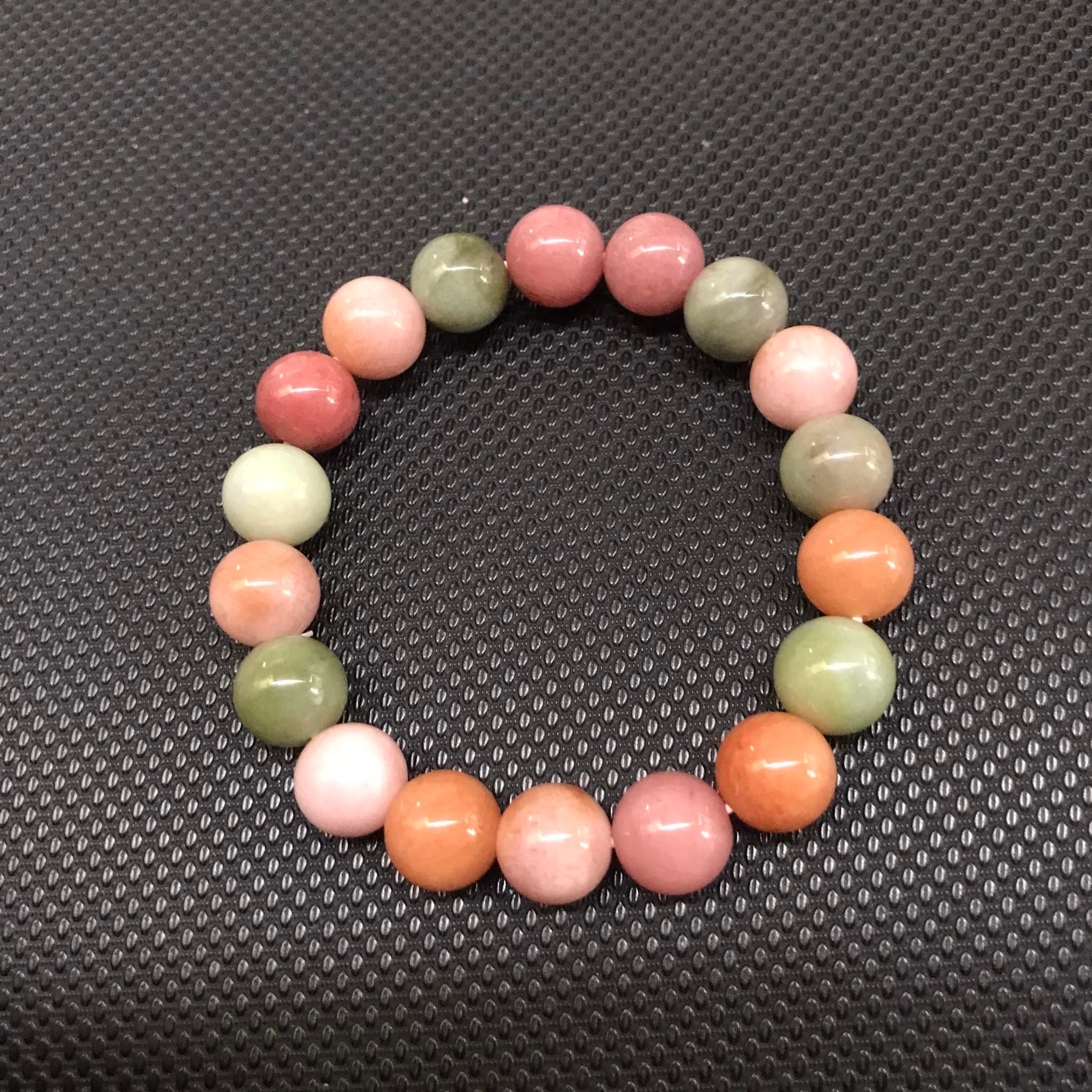 vòng tay đá cẩm thạch ngũ sắc 10ly