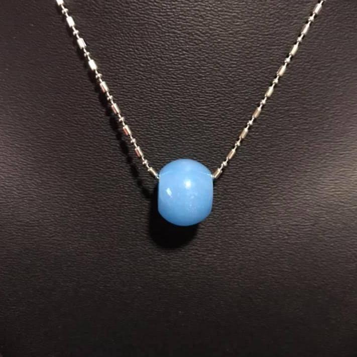 Lu thống đá mã não xanh dương 15ly