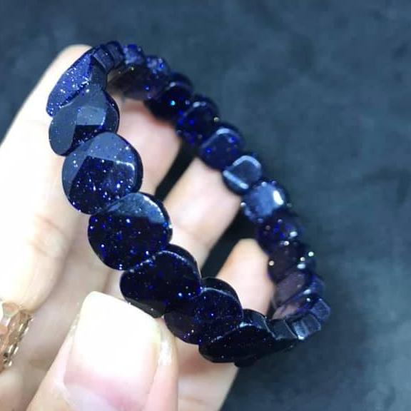 Vòng tay kim sa bản dẹp cắt giác