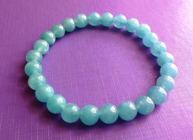 Vòng Tay Đá Aquamarine 6ly