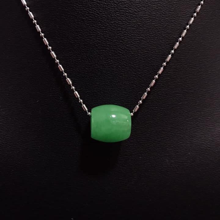 Lu thống ngọc cẩm thạch thiên nhiên 13ly