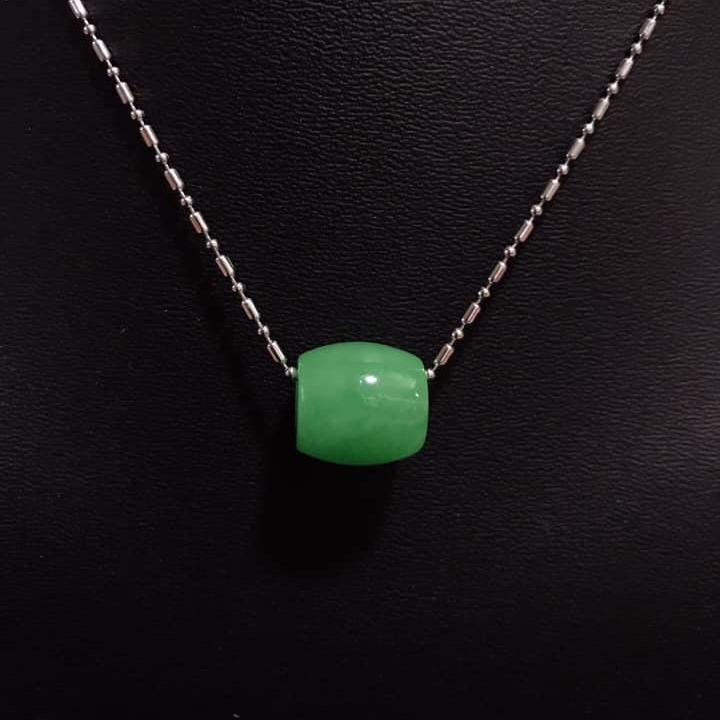 Lu thống ngọc cẩm thạch thiên nhiên 13ly