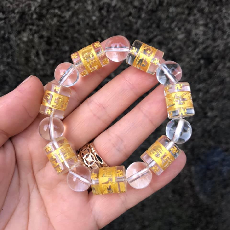 Vòng tay trúc khắc Chú Đại Bi 12ly