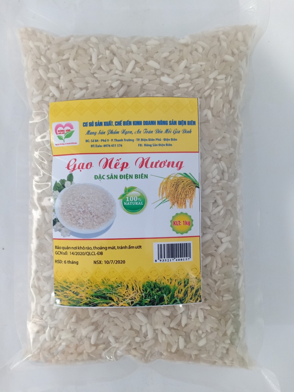 Gạo Nếp Nương Điện Biên