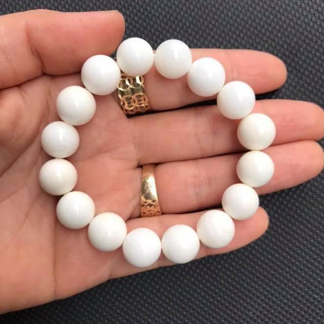 Vòng tay ốc trắng 12ly