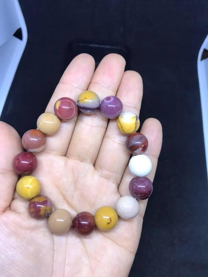 Vòng tay Mo-cai (Ấn Độ) nhiều màu 14ly