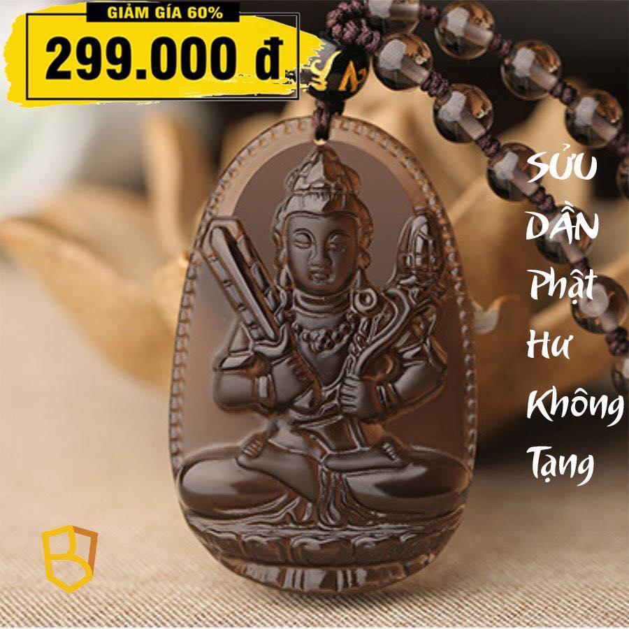 Phật Bản Mệnh Hư Không Tạng Bồ Tát thạch anh khói