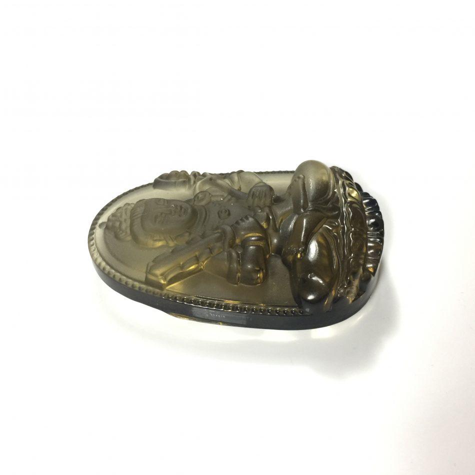 Mặt dây Hư Không Tạng Bồ Tát thạch anh khói