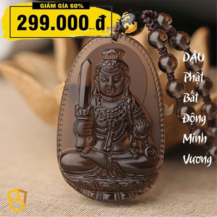 Phật Bản Mệnh Bất Động Minh Vương thạch anh khói