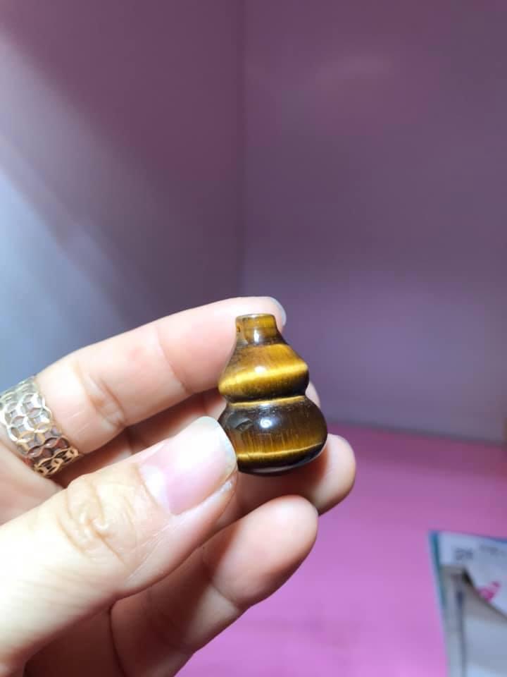 Mặt dây hồ lô đá mắt hổ