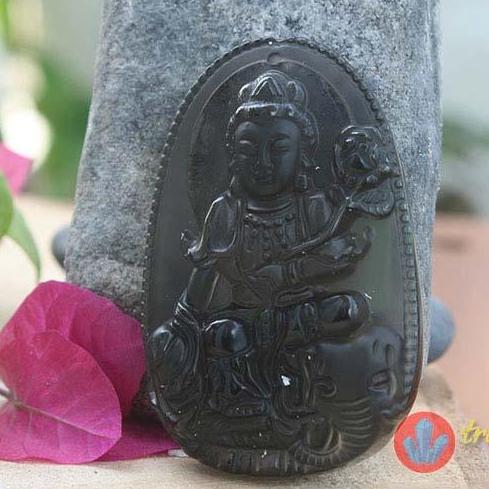 Phật Bản Mệnh Phổ Hiền Bồ Tát thạch anh khói